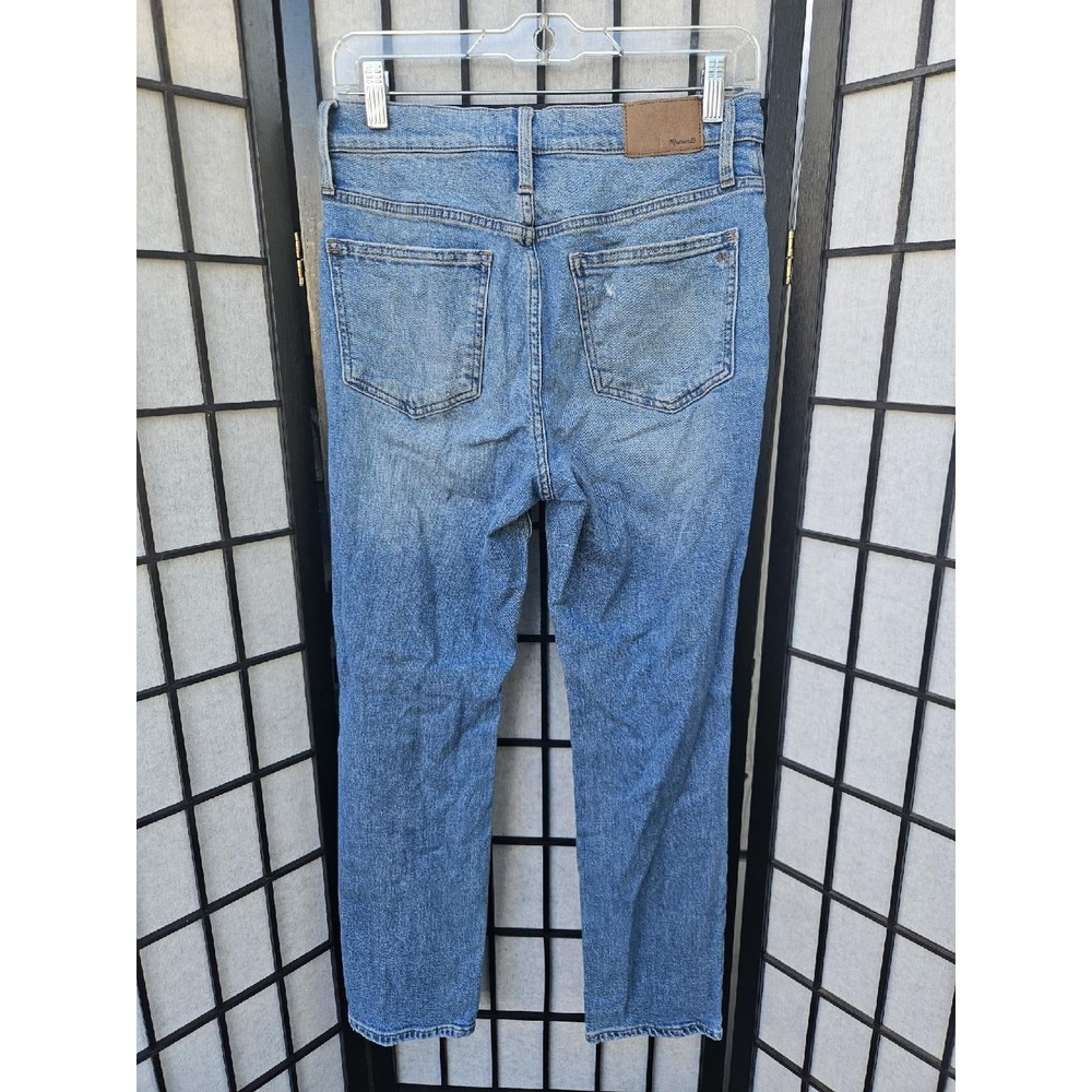 THE PERFECT VINTAGE JEAN Distressed‎ Straight Leg Women's Size 26 Light Wash - Picture 6 of 6